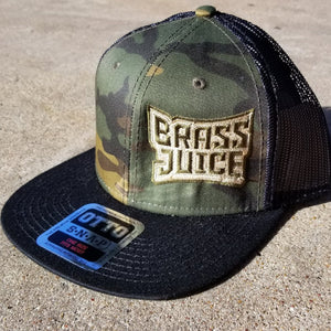 Brass Juice Camo Trucker Hat
